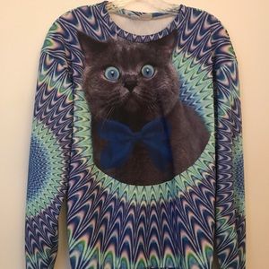 Trippy Cat Sweater